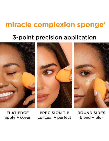 Duo de Esponjas de Maquillaje Real Techniques - Complección y Polvo Duo de Esponjas de Maquillaje Real Techniques - Complección y Polvo