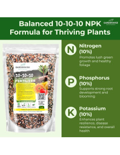 Fertilizante Granulado GardenWise 10-10-10 0.95L Multiusos 2