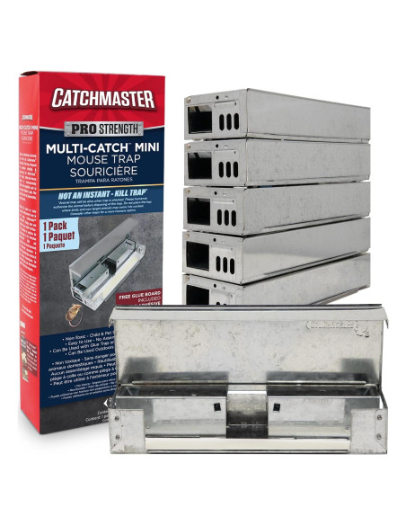Trampa para Ratones Catchmaster Mini 6-Pack - Placas de Pegamento