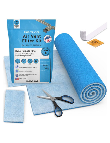 Filtro de Ventilación Biodefensor MERV 6 90x20" Cortable