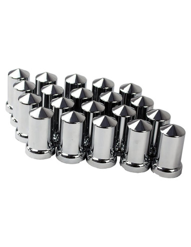 Cubiertas de Tuercas de Rueda KASONG ABS Cromo 33 mm - 20 Pzas