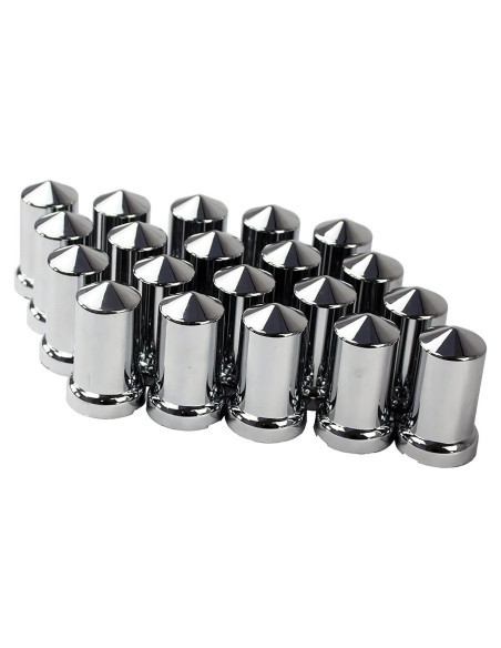 Cubiertas de Tuercas de Rueda KASONG ABS Cromo 33 mm - 20 Pzas