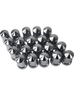 Cubiertas de Tuercas de Rueda KASONG ABS Cromo 33 mm - 20 Pzas 2