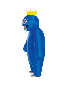 Disfraz Inflable Azul Rainbow Friends con Ventilador - Niños 2