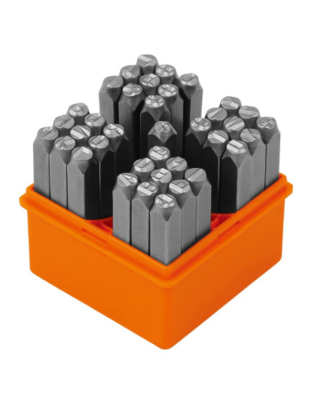 Juego de Sellos de Letras y Números HORUSDY 37 Piezas 6mm