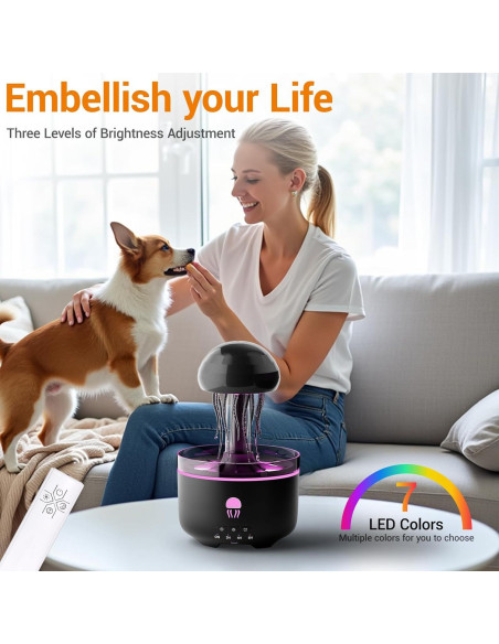 Difusor de Aceite Esencial DFPEB 300ML con Control Remoto