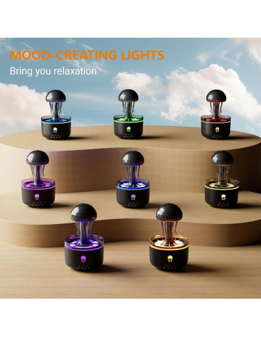 Difusor de Aceite Esencial DFPEB 300ML con Control Remoto