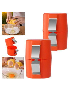 Abridor de Cáscara de Huevo Eggquik Naranja - Cortador Manual