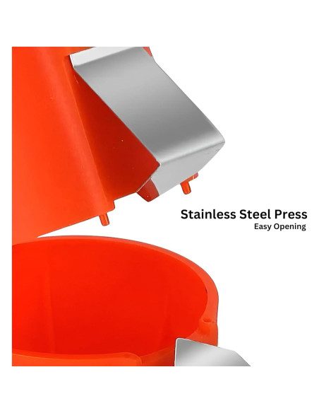 Abridor de Cáscara de Huevo Eggquik Naranja - Cortador Manual