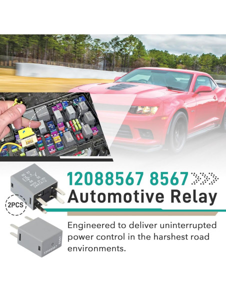 Relé Automotriz Gfdoso 12088567 12V 30A 4 Pines Compatible