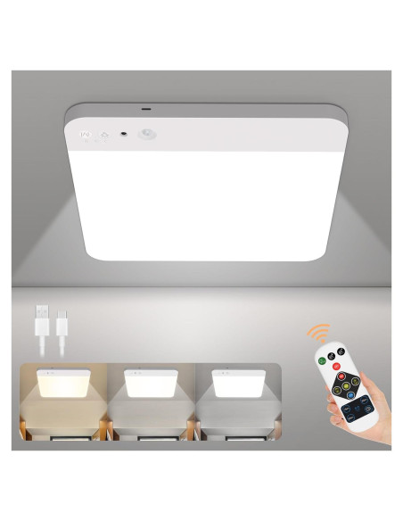 Luz de Armario Recargable con Sensor de Movimiento Whitepoplar 400LM