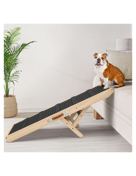 Rampa para Perros y Gatos X XBEN 100cm Ajustable 29-52cm