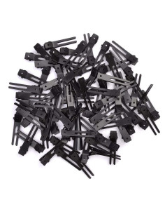 Choicbaby 120 Clips de Rizo Doble Punta Acero Inoxidable 4.5 cm