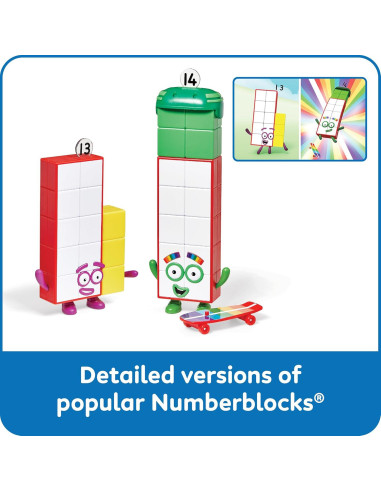 Figuras Numberblocks Trece y Catorce hand2mind - Juguetes educativos