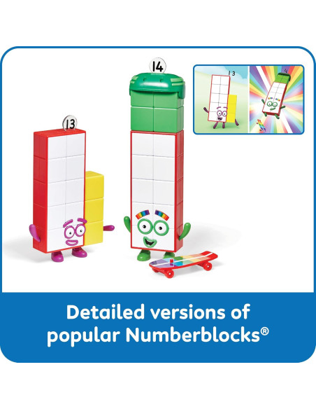 Figuras Numberblocks Trece y Catorce hand2mind - Juguetes educativos