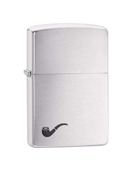 Encendedor de Pipa Zippo Cromo Cepillado Unisex 0.07 kg