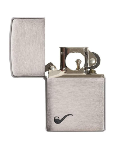 Encendedor de Pipa Zippo Cromo Cepillado Unisex 0.07 kg