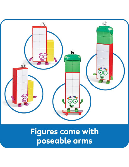 Figuras Numberblocks Trece y Catorce hand2mind - Juguetes educativos