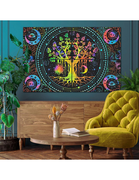 Paneles Acústicos de Arte AtawLege 8 Piezas 121.9x81.3cm UV