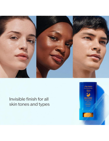 Stick Protector Solar Shiseido SPF 50+ Invisible 20g