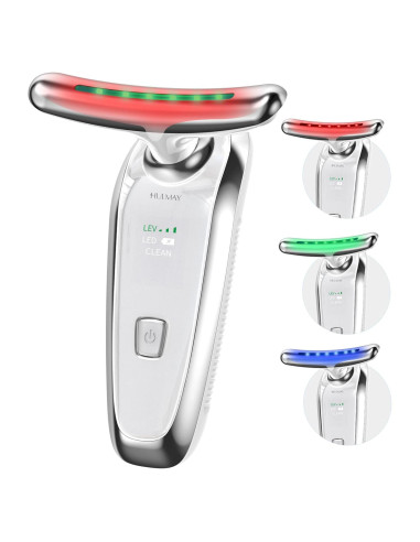 Masajeador Facial y de Cuello True Beauty Glow - Terapia Luz Roja