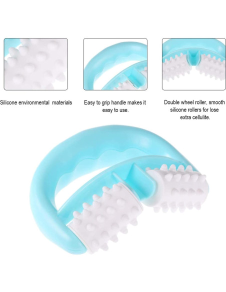 Masajeador Anticelulitis Salmue, Rodillo de Mano 13.5x8.5cm Masajeador Anticelulitis Salmue, Rodillo de Mano 13.5x8.5cm