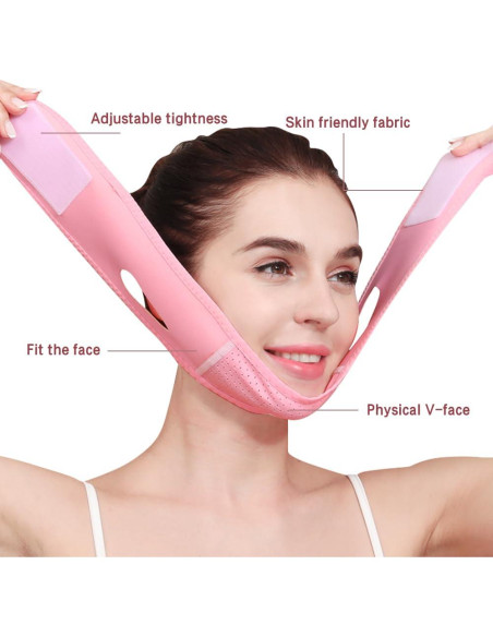 Correa de Levantamiento Facial V-Line Yiwu - Reductor de Papada