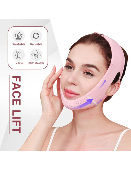 Correa de Levantamiento Facial V-Line Yiwu - Reductor de Papada