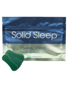 Tiras Nasales Anti-Ronquidos Solid Sleep - 30 Unidades