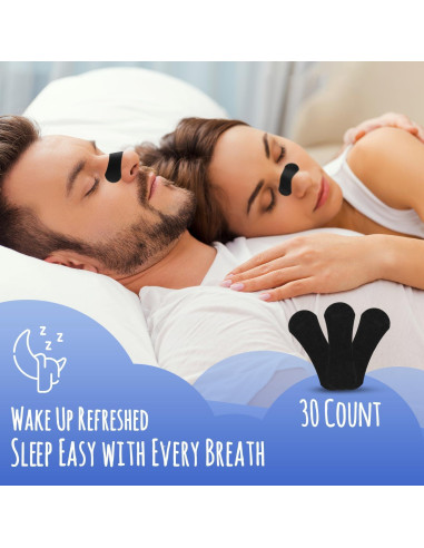 Tiras Nasales Achilles Fitness - 30 Unidades para Respirar Mejor