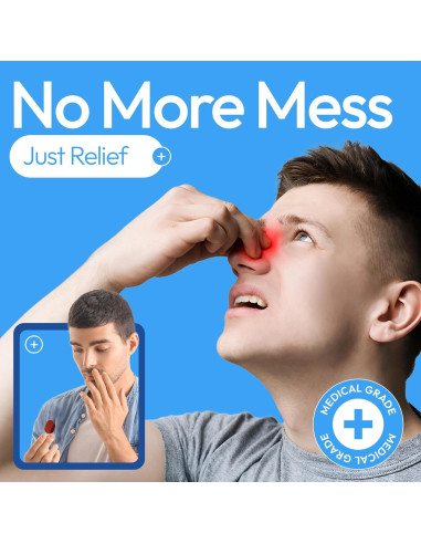 Detenedor de Sangrado Nasal NozeCalm - 6 Unidades - Hipoalergénico