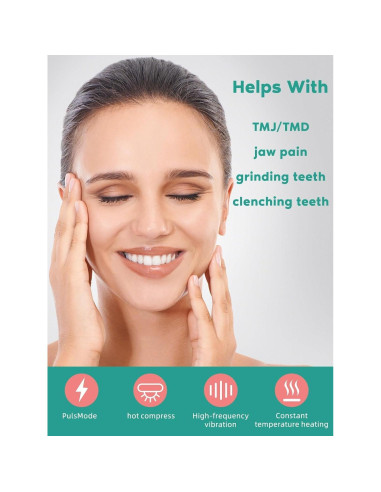 Masajeador TMJ Chenzhou L2 Ergonómico con Calor y Vibración