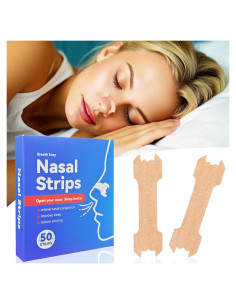Tiras Nasales Anti Ronquidos Hantskop 50 Pcs Mejoran Sueño