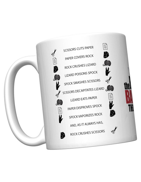 Taza de Café Cerámica CJ Artisans Teoría del Big Bang 11oz