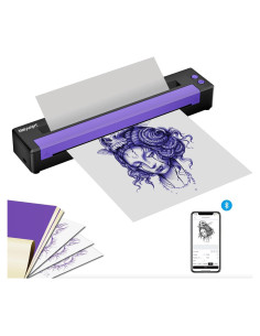 Impresora de Tatuajes Inalámbrica Meiyunprt P19 Bluetooth