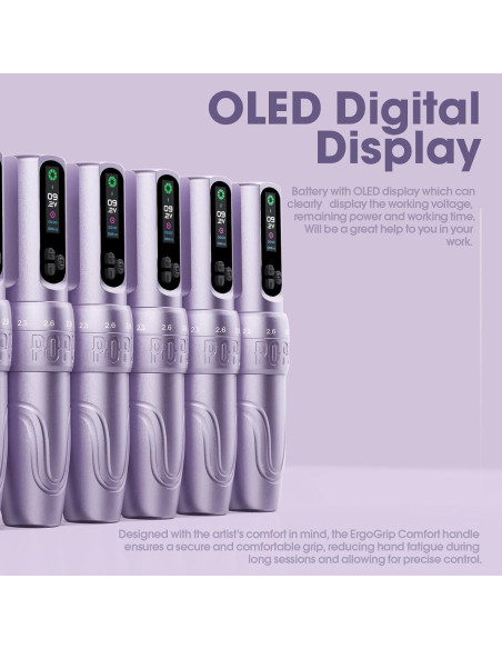 Pluma de Tatuaje Inalámbrica DIVA 1600mAh 6 Longitudes Ajustables Pluma de Tatuaje Inalámbrica DIVA 1600mAh 6 Longitudes Ajustables