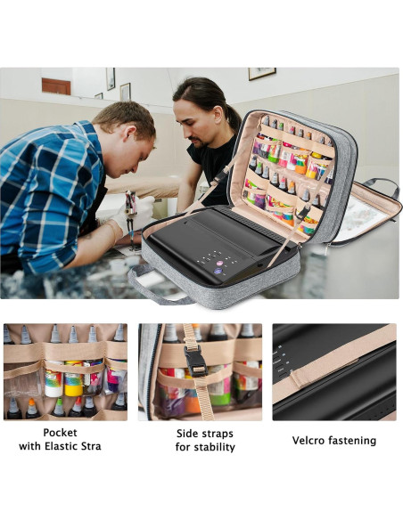 Bolsa de Transporte para Kit de Tatuajes AM324 - Gris