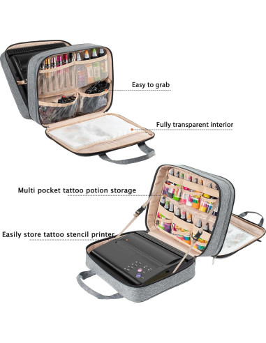 Bolsa de Transporte para Kit de Tatuajes AM324 - Gris