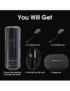 Máquina de Tatuaje Ambition Torped 32mm Rotativa Sin Escobillas 2