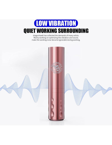 Kit de Tatuaje Inalámbrico Dragonhawk S6 Pro con 20 Agujas