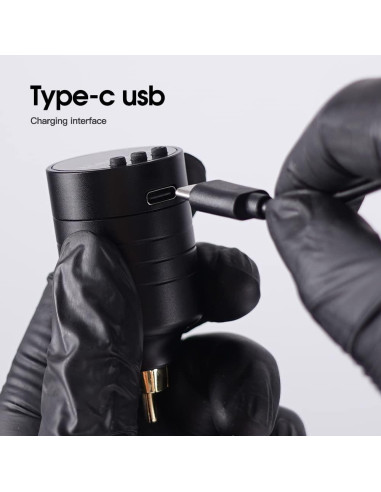 Kit de Tatuaje Inalámbrico Dragonhawk S6 Pro con 20 Agujas