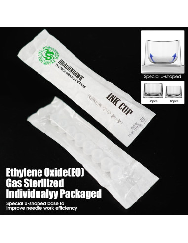 Kit de Tatuaje Dragonhawk S1 Inalámbrico con Agujas y Tintas