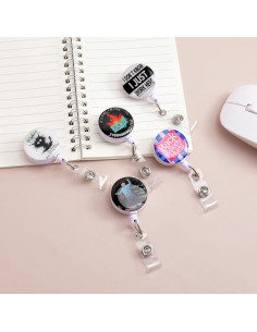 5 Soportes de Rueda de Insignia Retráctil Sylwyfc 3.05 cm 2