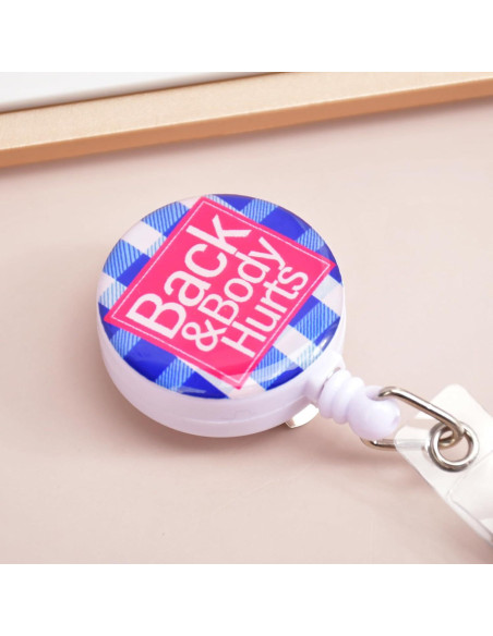 5 Soportes de Rueda de Insignia Retráctil Sylwyfc 3.05 cm 5 Soportes de Rueda de Insignia Retráctil Sylwyfc 3.05 cm