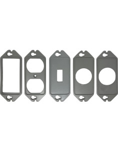 Cubierta de Salida Exterior Sellada 1-Gang Bronce UL 2