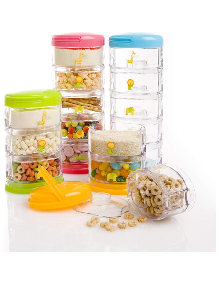 Contenedor Apilable Packin' Smart Innobaby - 5 Tazas 79 ml