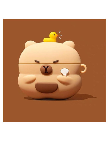 Funda de Silicona para AirPods 1 y 2 Gen Capibara