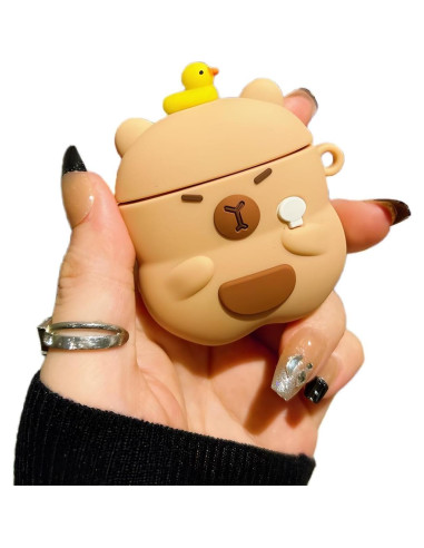 Funda de Silicona para AirPods 1 y 2 Gen Capibara
