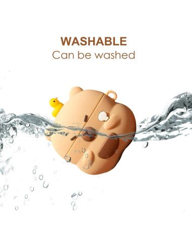 Funda de Silicona para AirPods 1 y 2 Gen Capibara