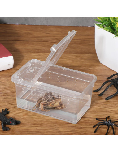 Caja de Cría de Reptiles Irenare 8 Pcs 11x7x7.5 cm